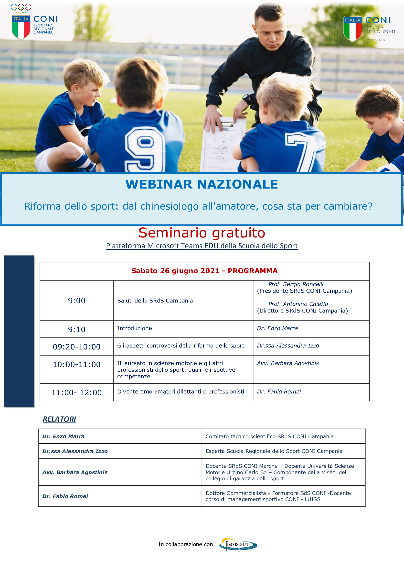 La riforma dello Sport
